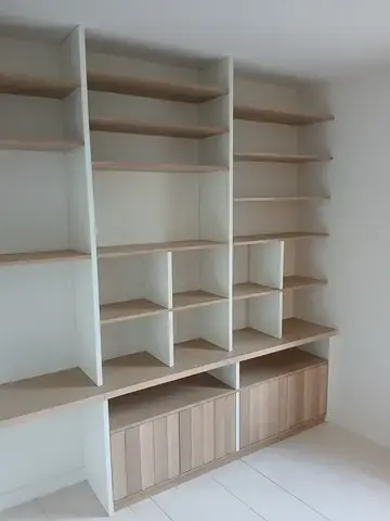 bibliothèque sur mesure Plerguer-1